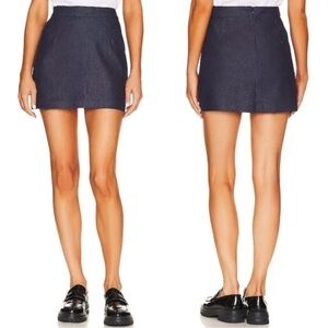 WeWoreWhat Dark Navy Mini Skirt